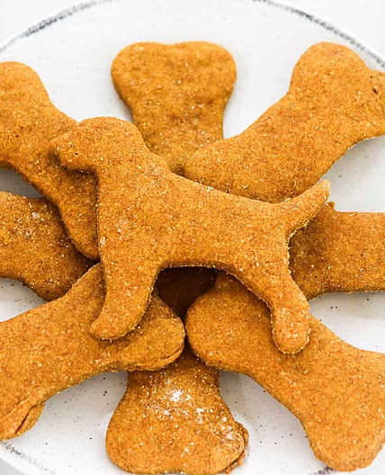 Peanut Butter Pumpkin Dog Treats