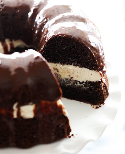 Ding Dong Bundt Cake