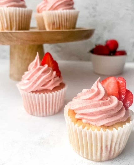 Gluten Free Strawberry Cupcakes