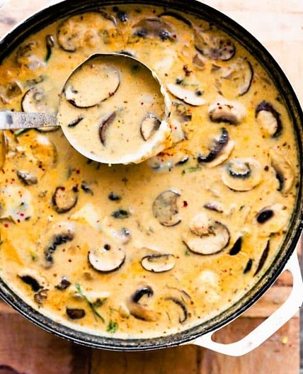 Creamy Vegan Mushroom Soup