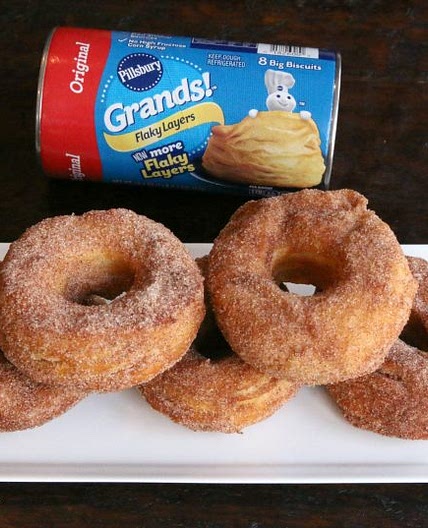 Easy Canned Biscuit Donuts
