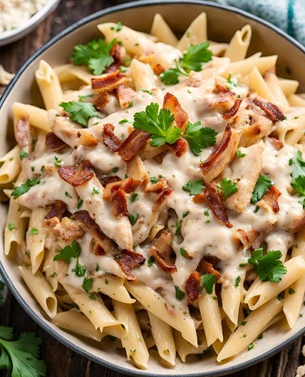 Chicken Bacon Ranch Pasta Recipe
