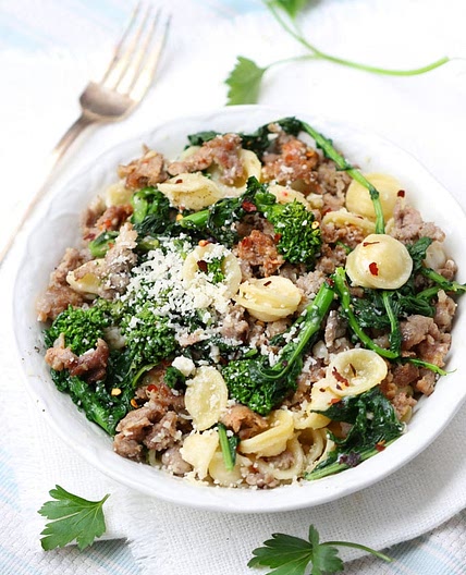 Orecchiette with Sausage and Broccoli Rabe