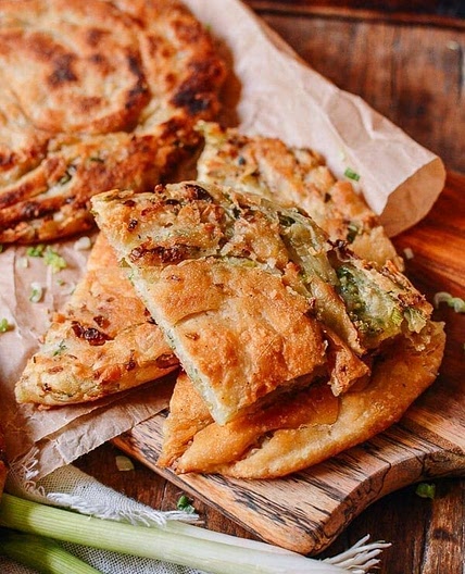 Shanghai Scallion Pancakes