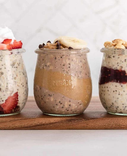 Quick & Creamy High Protein Overnight Oats