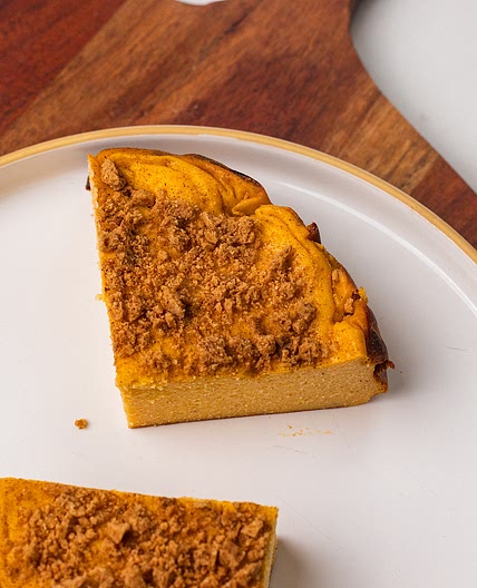 High Protein Cottage Cheese Pumpkin Cheesecake