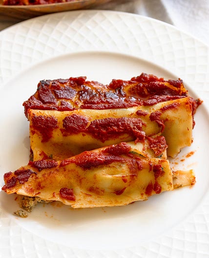 Spinach and Ricotta Cannelloni