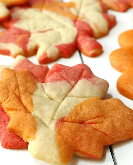 Autumn Leaf Maple Cookies