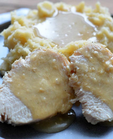 Instant Pot Turkey Breast with Mashed Potatoes and Gravy