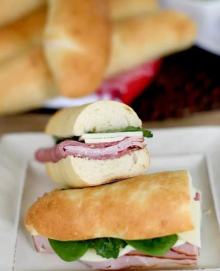 Sourdough Hoagie Rolls
