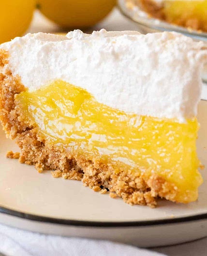 Lemon Meringue Pie with Graham Cracker Crust