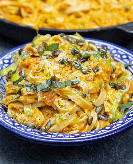 Plant-Based Roast Pumpkin Pasta
