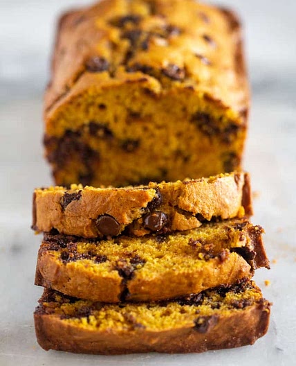Pumpkin Chocolate Chip Bread
