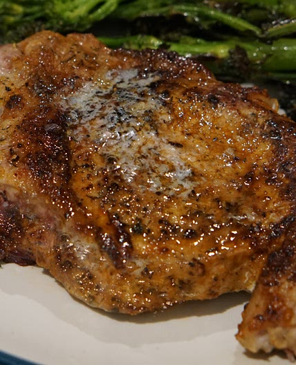 Oven-Roasted Tomahawk Pork Chops