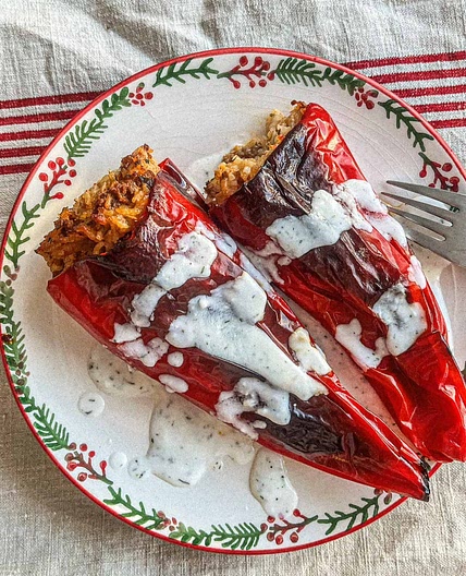 Italia Stuffed Peppers (old-fashioned)