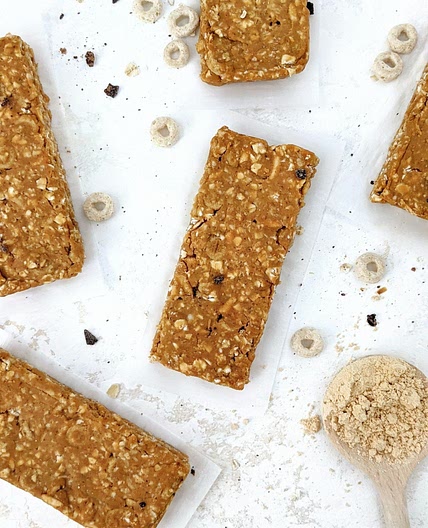 Low Fat Peanut Butter Protein Cereal Bars