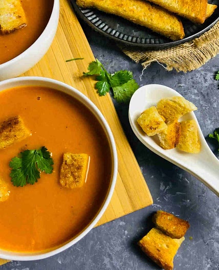 Tomato Shorba / Indian-style Tomato Soup