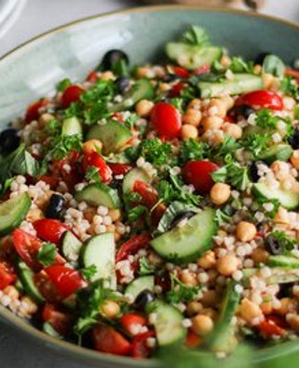 Warm Pearl Couscous Salad