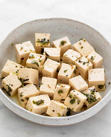 Easy Vegan Feta Cheese