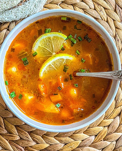 Norwegian Fish Soup with Cod (fiskesuppe med torsk)