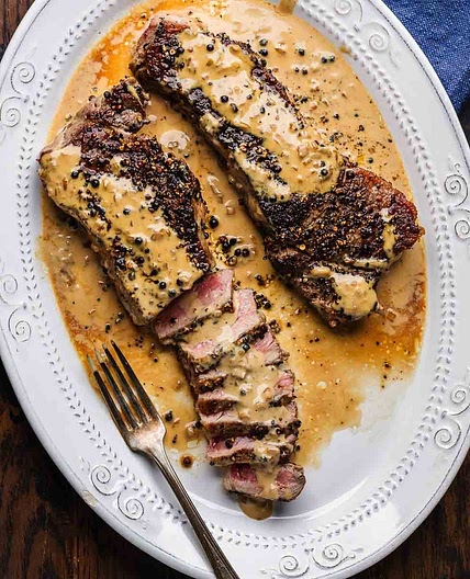 Steak au Poivre