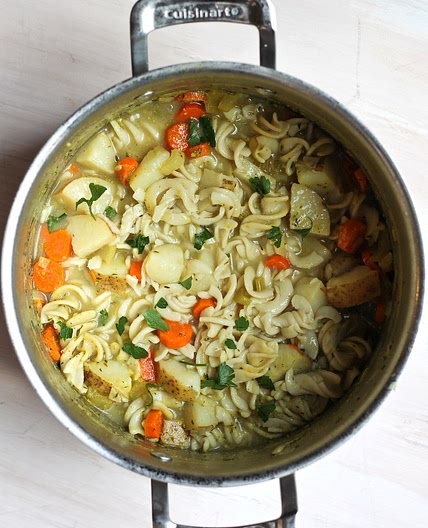Classic Vegan Chicken Noodle Soup