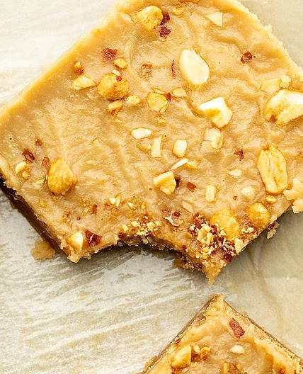 Keto Peanut Butter Bars Recipe - 3 Net Carbs
