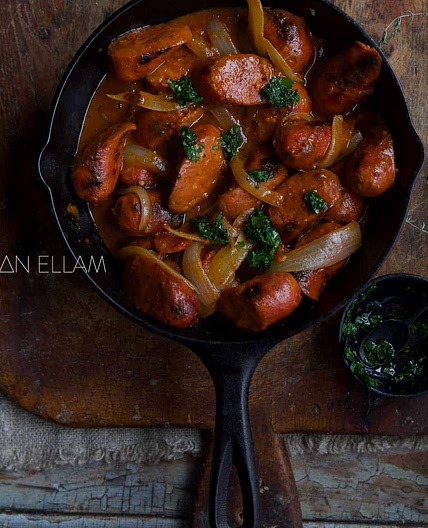 Curried Sausages Recipe