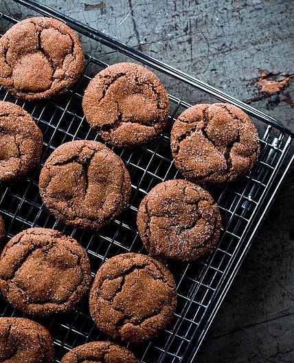 Smoky Cardamom Ginger-Molasses Cookies