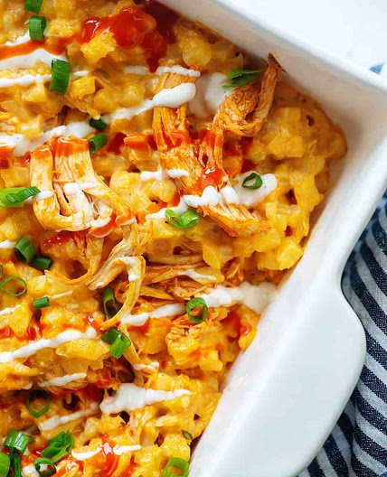 Keto Buffalo Chicken Casserole