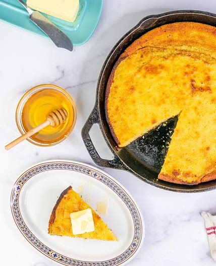 Sourdough Honey Cornbread