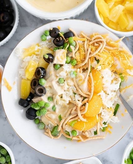 Chicken Hawaiian Haystacks Recipe