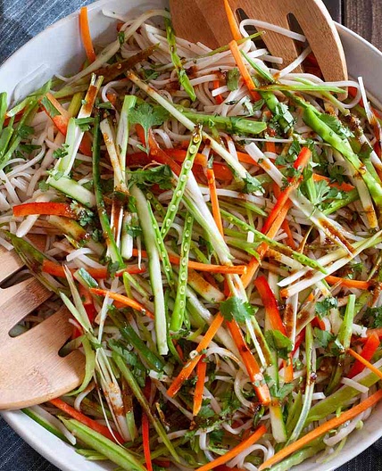 Cold Rice Noodle Salad