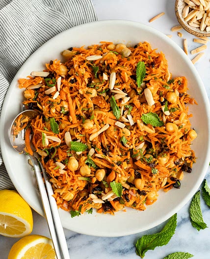 Moroccan Carrot & Chickpea Salad