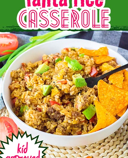 ONE PAN FAJITA RICE CASSEROLE