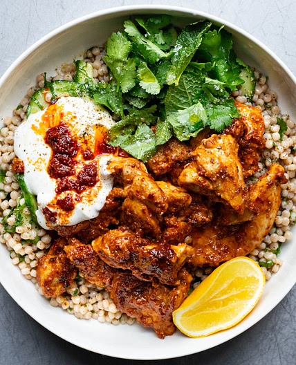 Harissa Chicken & Minty Couscous