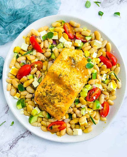 Salmon White Bean Salad