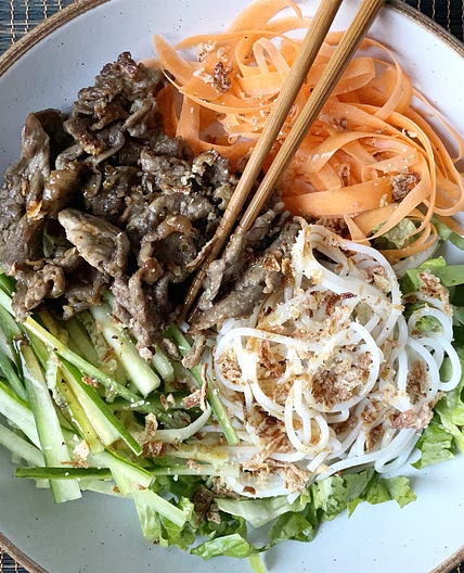 Savory Vietnamese Beef Vermicelli