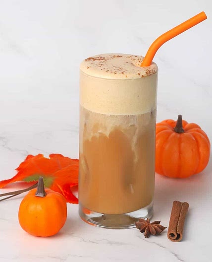 Sugar Free Iced Pumpkin Cream Chai Latte
