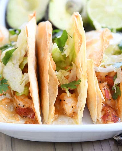Baked Crispy Shrimp Tacos