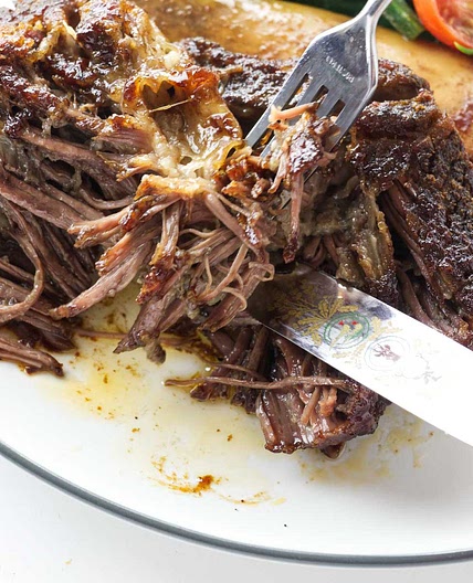 Braised Short Ribs with BBQ Glaze