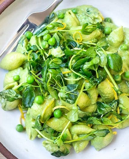 Creamy Pea Pasta Recipe (Vegan)