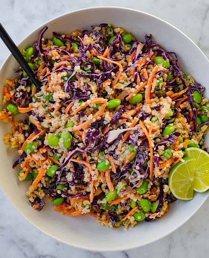 Edamame Quinoa Salad