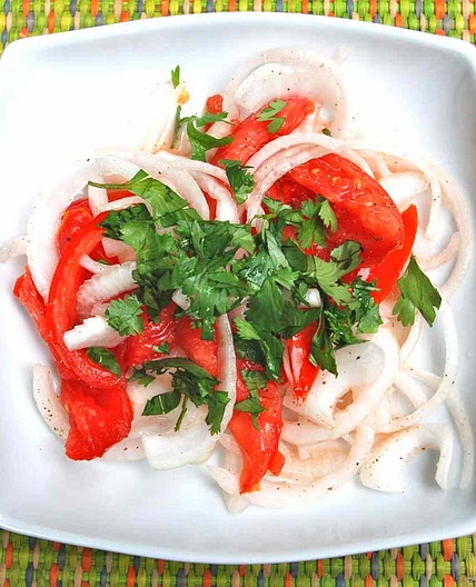 Chilean Tomato and Onion Salad