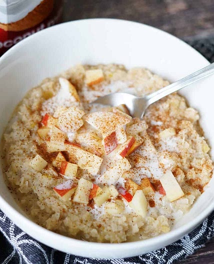 Apple Cinnamon Noatmeal (Paleo/AIP, Gluten-Free, Vegan)