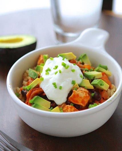 20-Minute Chicken Enchilada Bowls