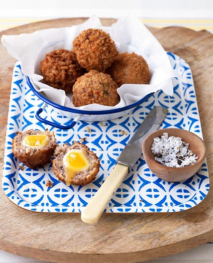 Scotch quail eggs