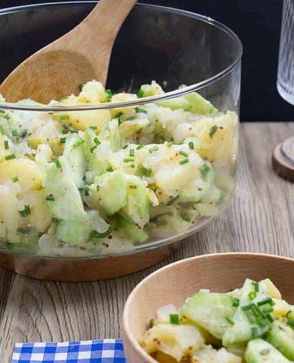 German Potato Salad with Cucumber