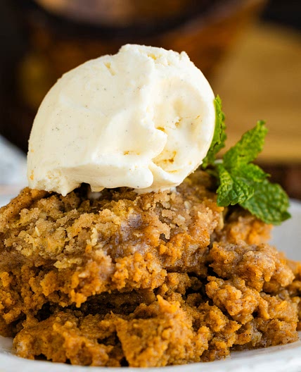 Crustless Pumpkin Pie Crumble