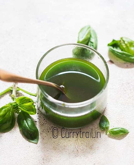 📋RECIPE: Fresh Basil Oil